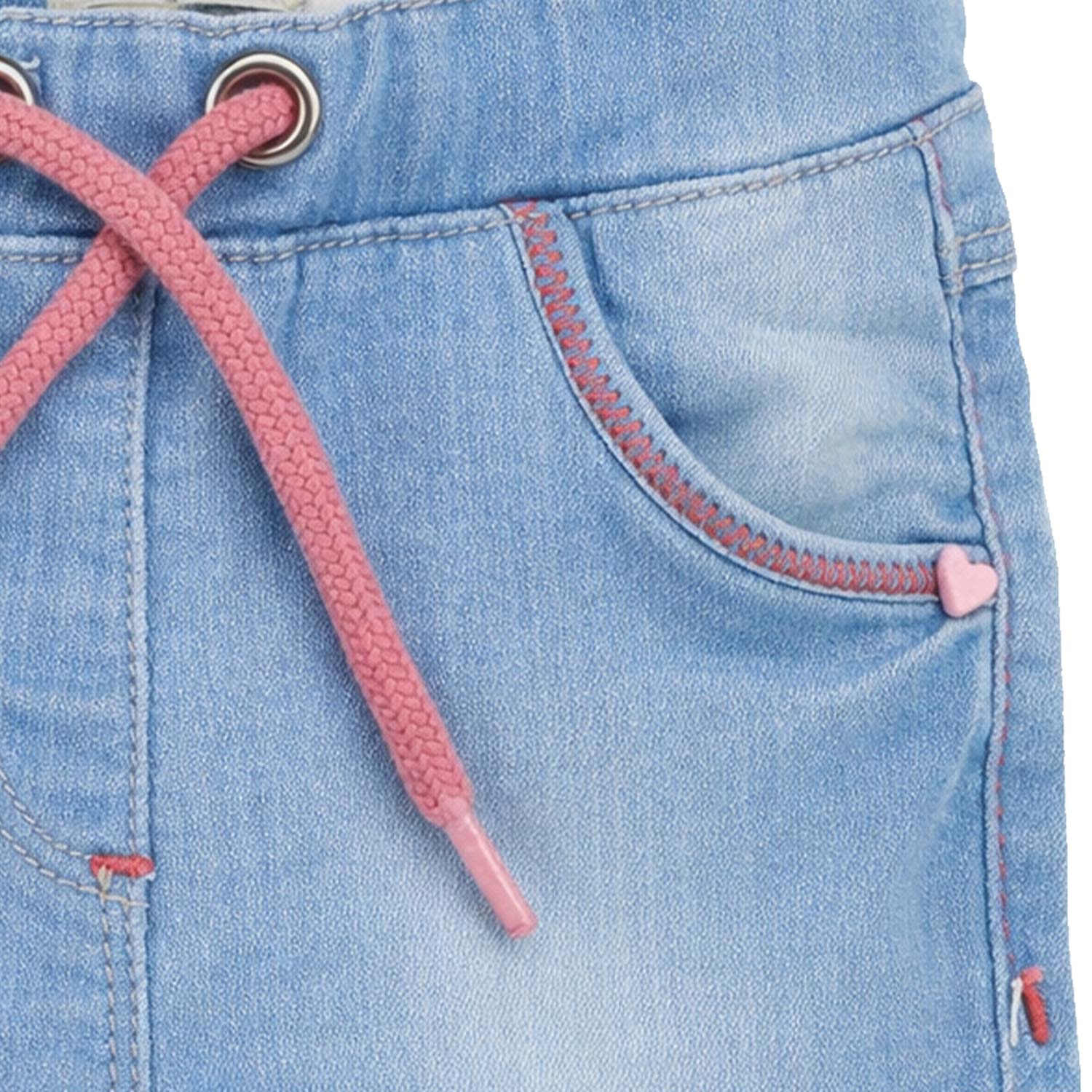 bondi-baby-m-dchen-jeans-bermuda-flower-86886-blue-denim image 7