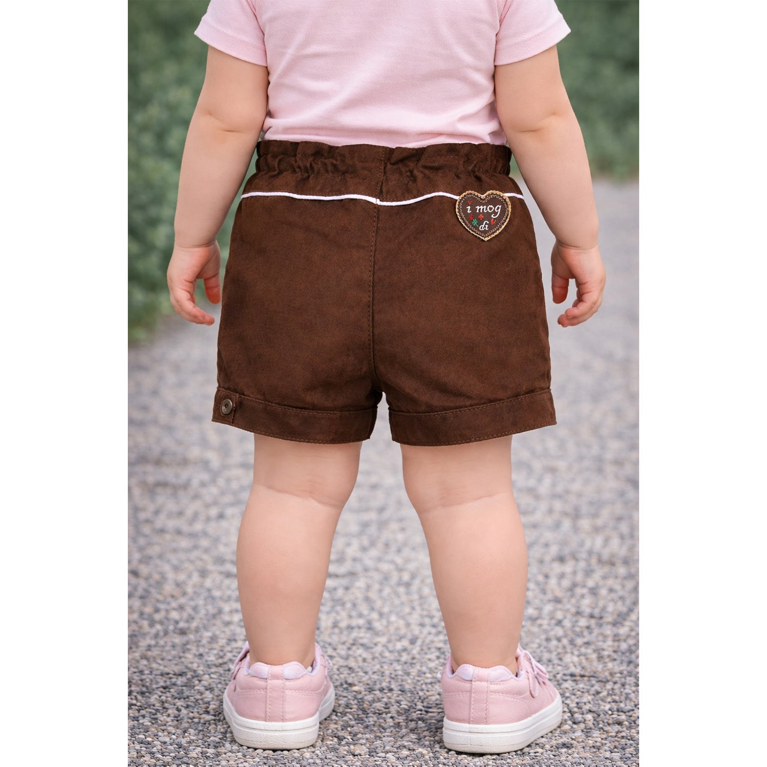 trachtenland-bondi-m-dchen-kunstleder-shorts-hirsch-86855-braun-shorts image 7