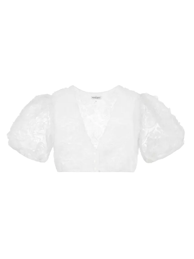 heimatgl-ck-bluse-aurora-dirndlbluse-mit-v-ausschnitt-und-3d-rosen image 1