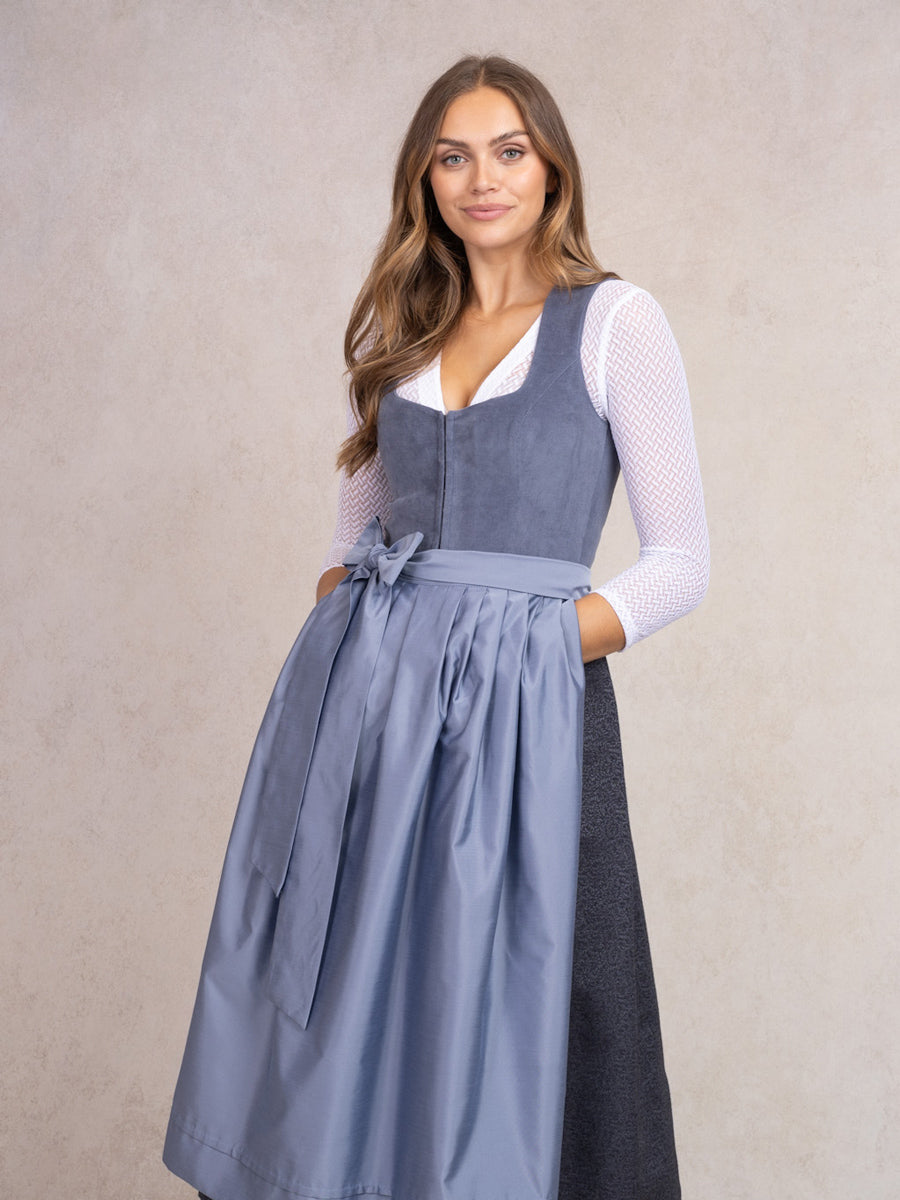 heimatgl-ck-dirndl-anneliese-blau-babycord-mieder-rauchblau image 2