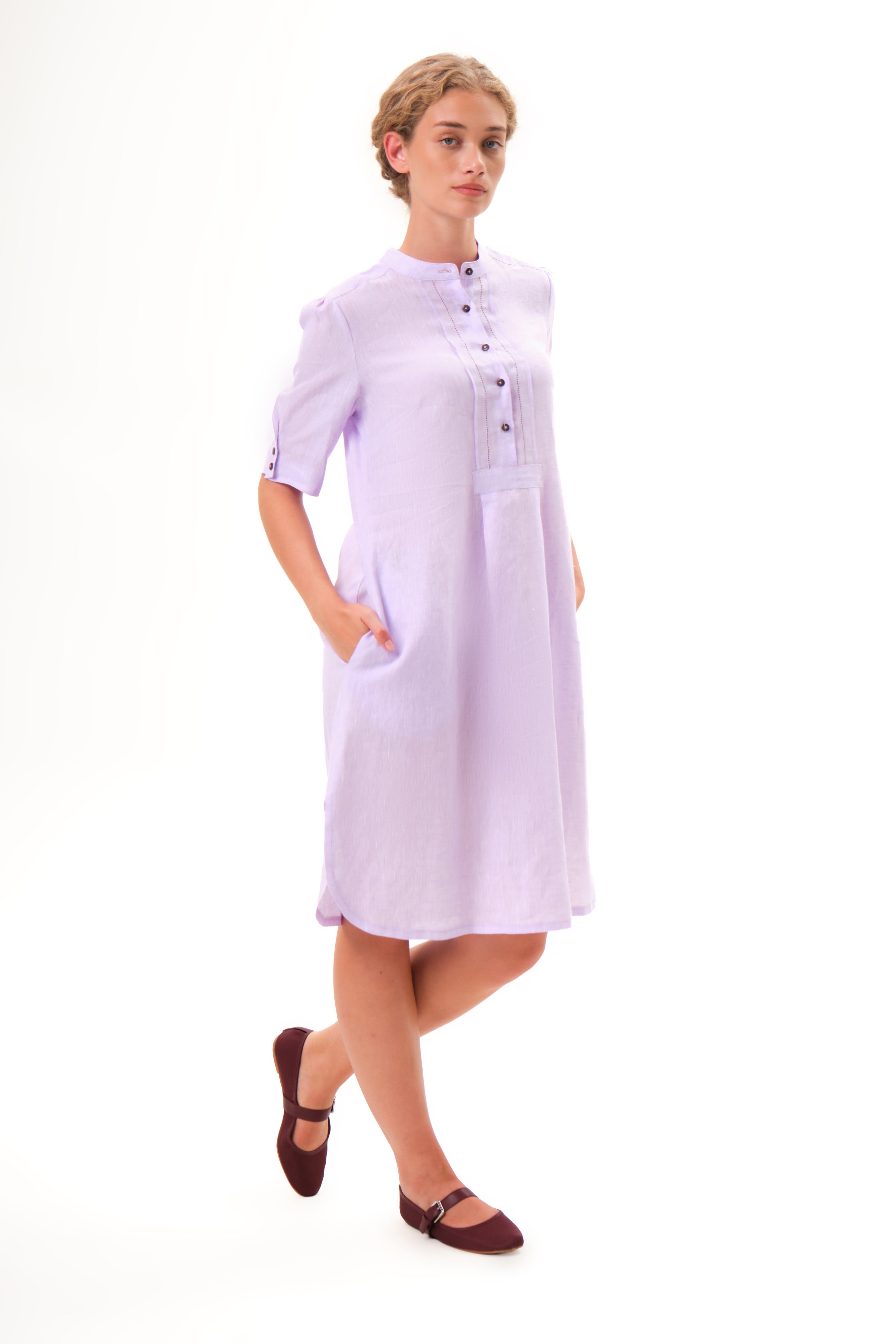 felicitas-kareen-damen-kleid-leinen-baumwolle-sommerkleid image 4