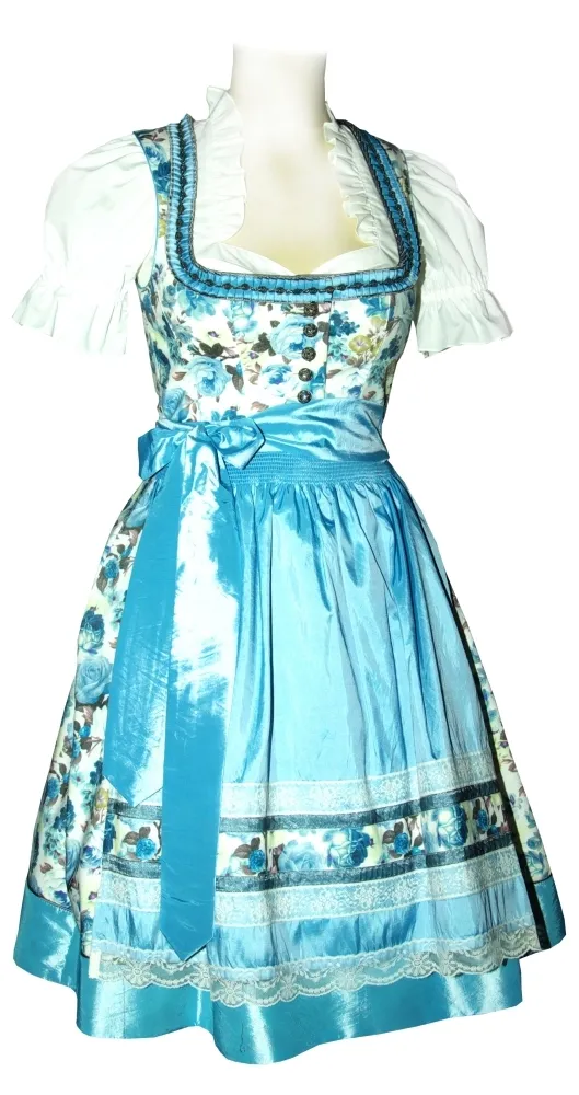 trachten-benkert-windrose-dirndl-creme-eisblau image 1