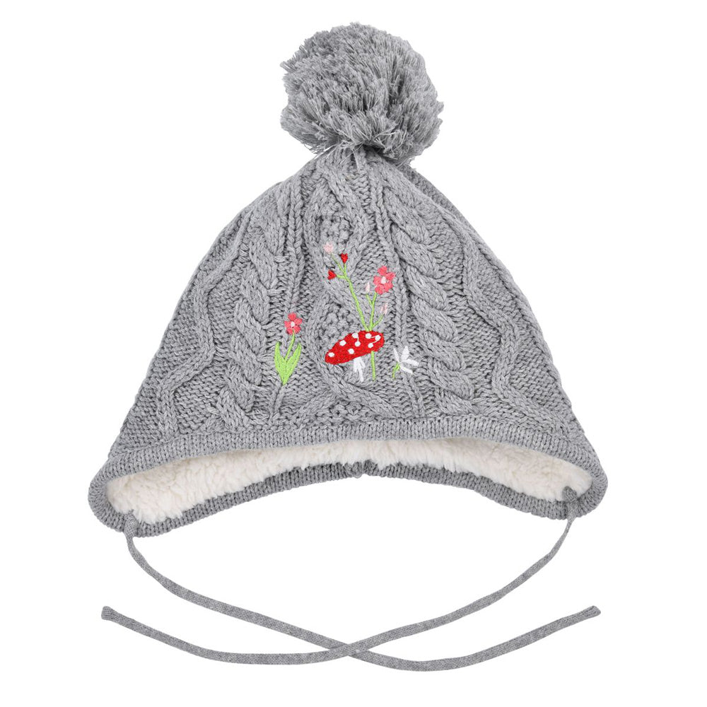 trachtenland-bondi-baby-strickm-tze-pilz-86682-grey-melange image 1