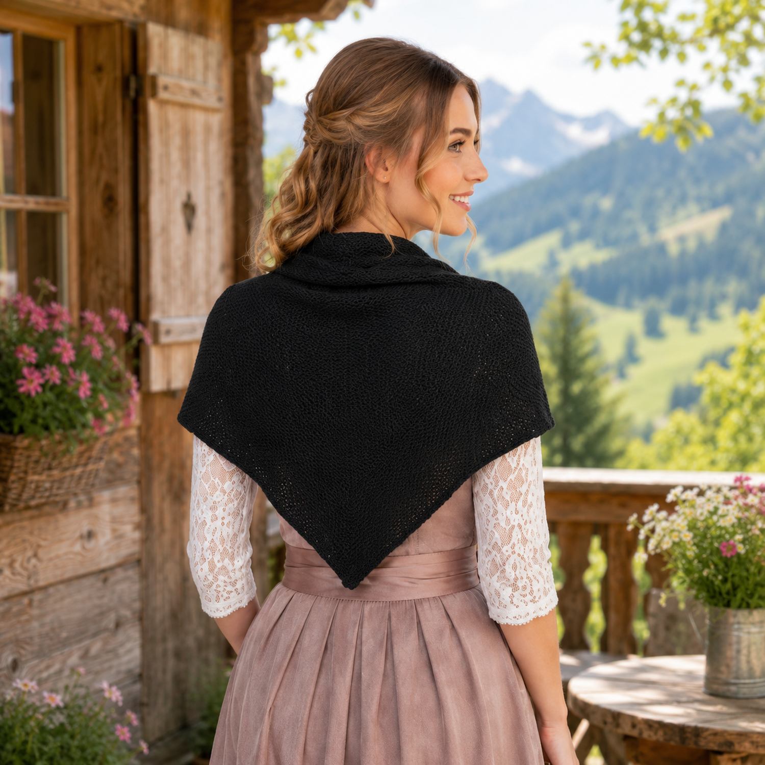 trachtenland-xl-strick-dreieckstuch-200x80-cm-schwarz image 3