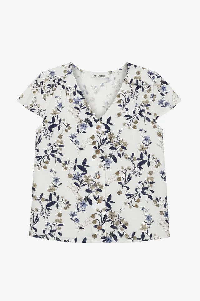 felicitas-bina-damen-bluse-v-ausschnitt-mit-fl-gel-rmeln-viskose image 1