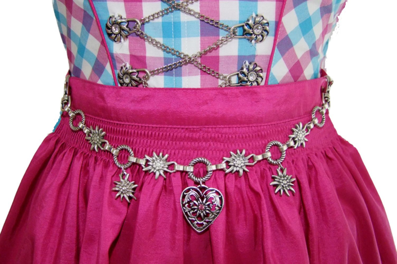trachtenland-charivari-kette-mit-herz-pink-dirndlschmuck image 7