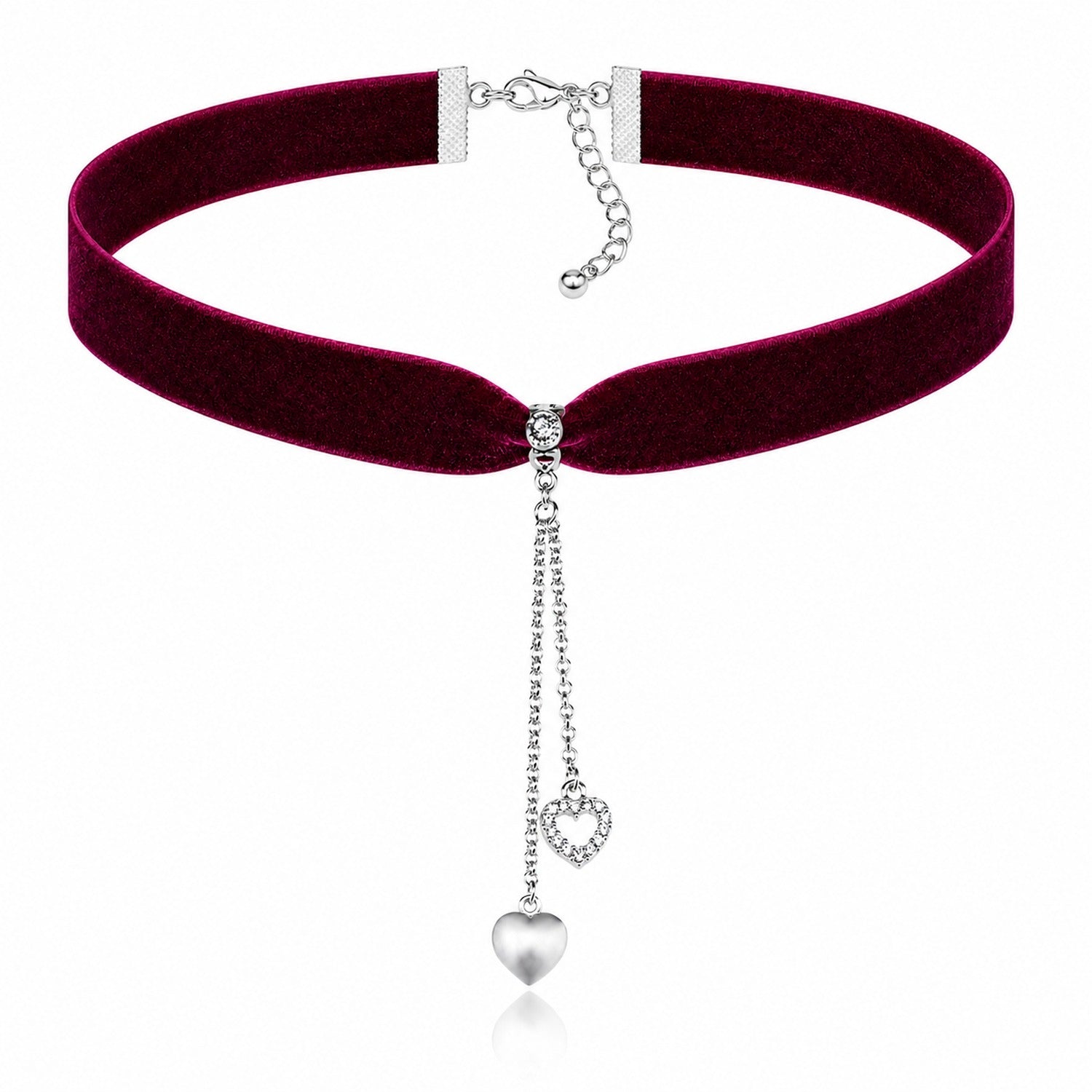 trachtenland-luisia-kropfband-mattea-mit-swarovski-kristallen-dunkelrot image 3