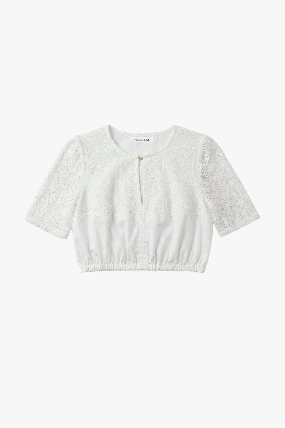 felicitas-garnet-damen-dirndlbluse-kurzarm-spitze-rundhals image 4