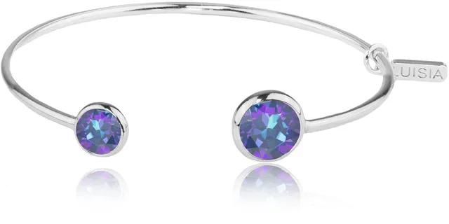 luisia-armreif-fjella-einreihig-mit-2-premium-kristallen-silber-royal-blue-delit image 1