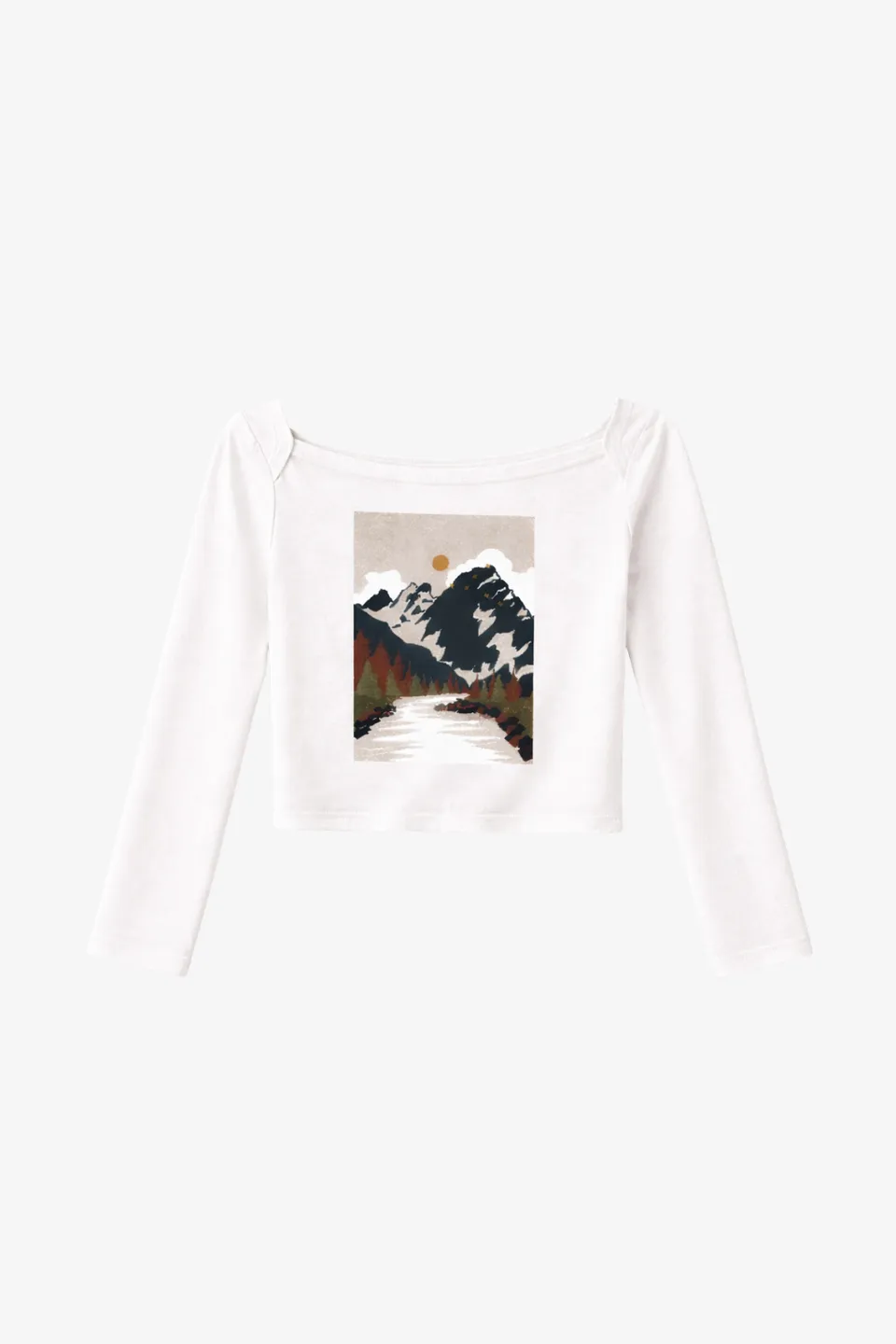 felicitas-loni-damen-t-shirt-bio-baumwolle-bergmotiv image 1