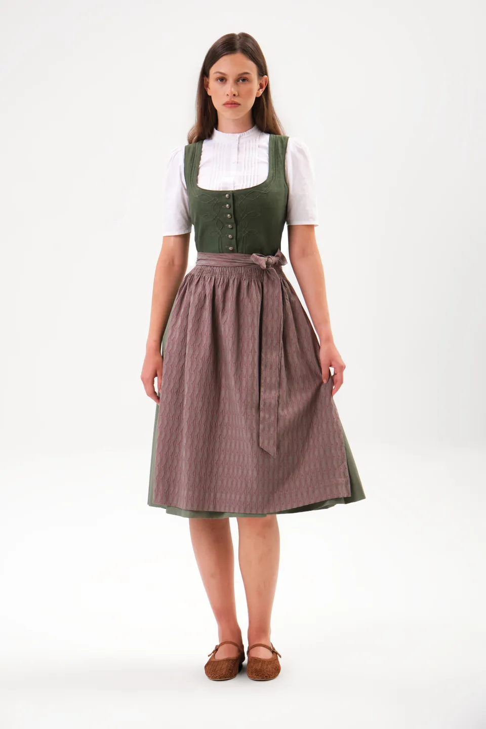 felicitas-dolores-damen-dirndl-leinen-midi image 1