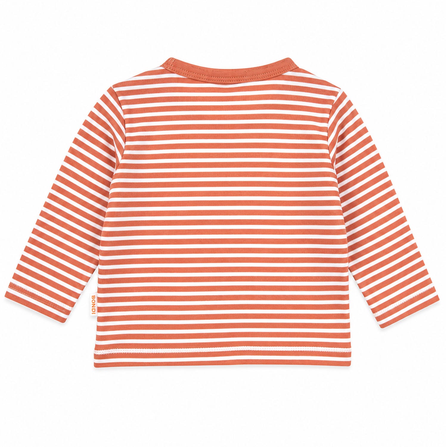 bondi-baby-langarmshirt-safari-93966-stripe-terra-white image 2