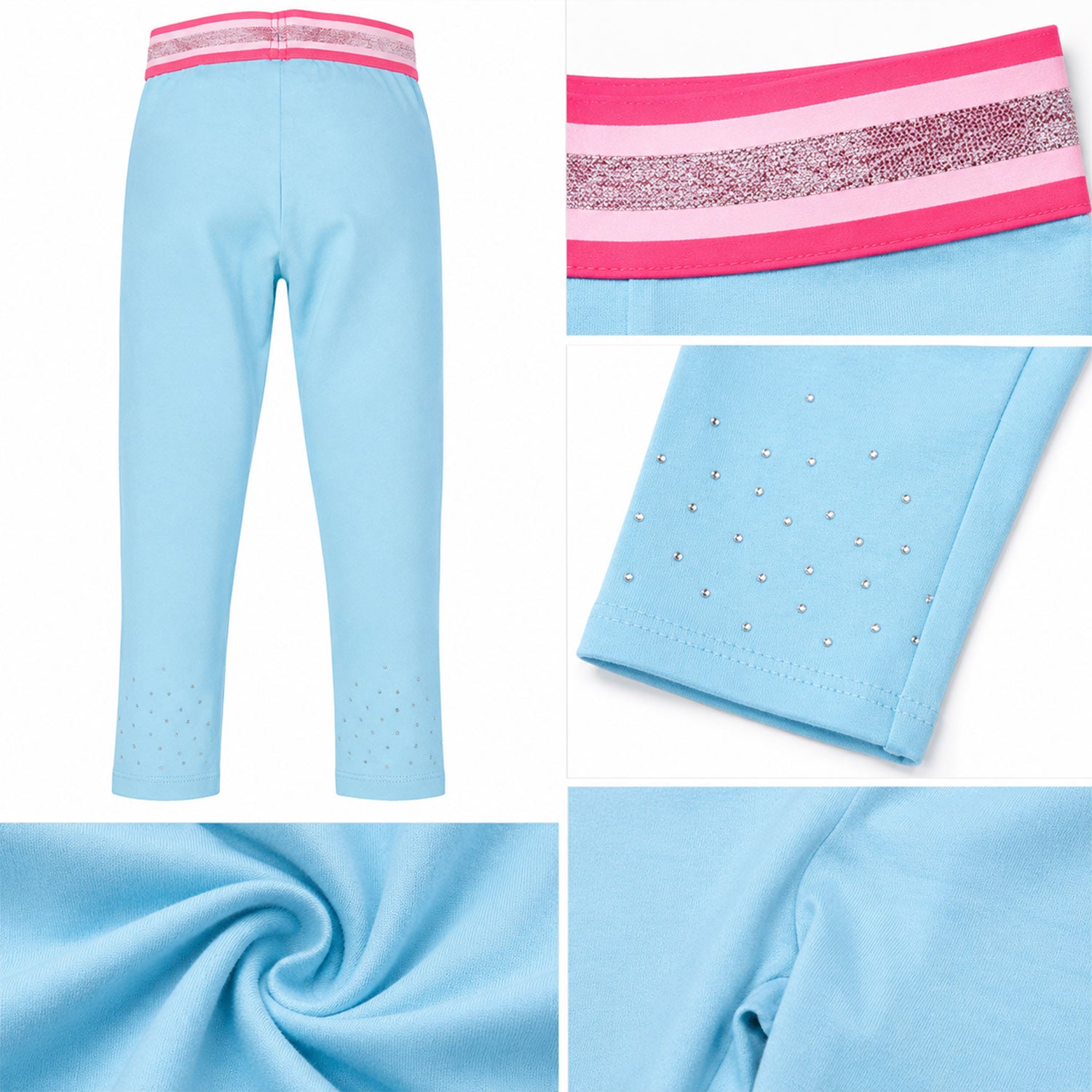 bondi-baby-m-dchen-leggings-glitzersteine-36207-blau image 5