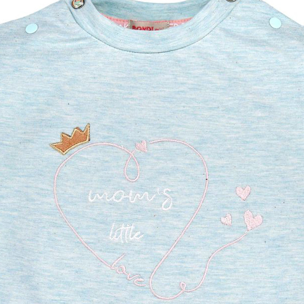 bondi-baby-t-shirt-mom-s-little-love-kurzarm-mint-86572 image 2