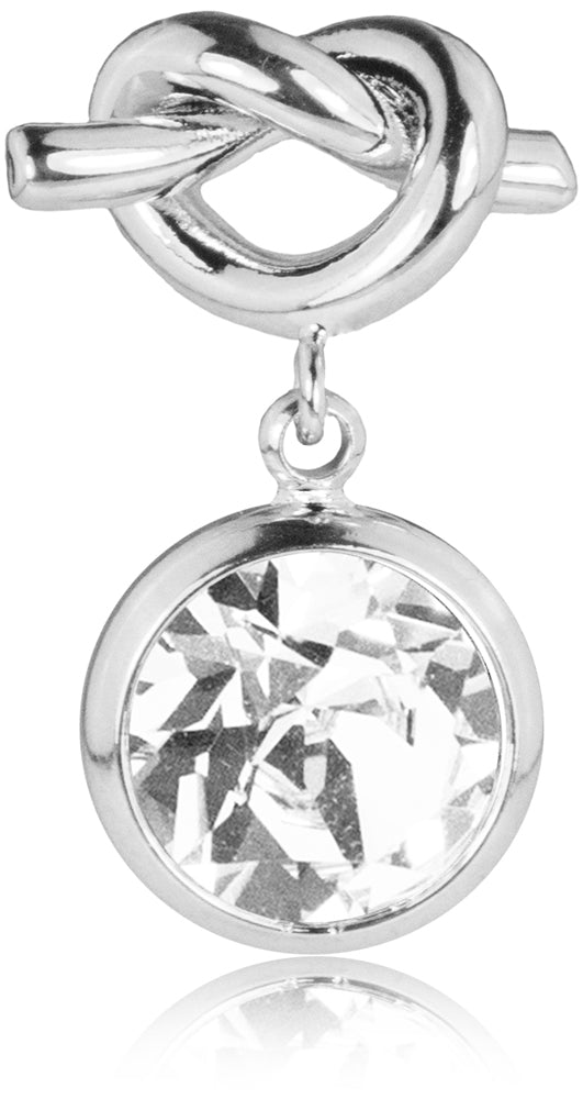 luisia-ohrringe-mit-knoten-und-premium-kristall-silber-crystal image 4