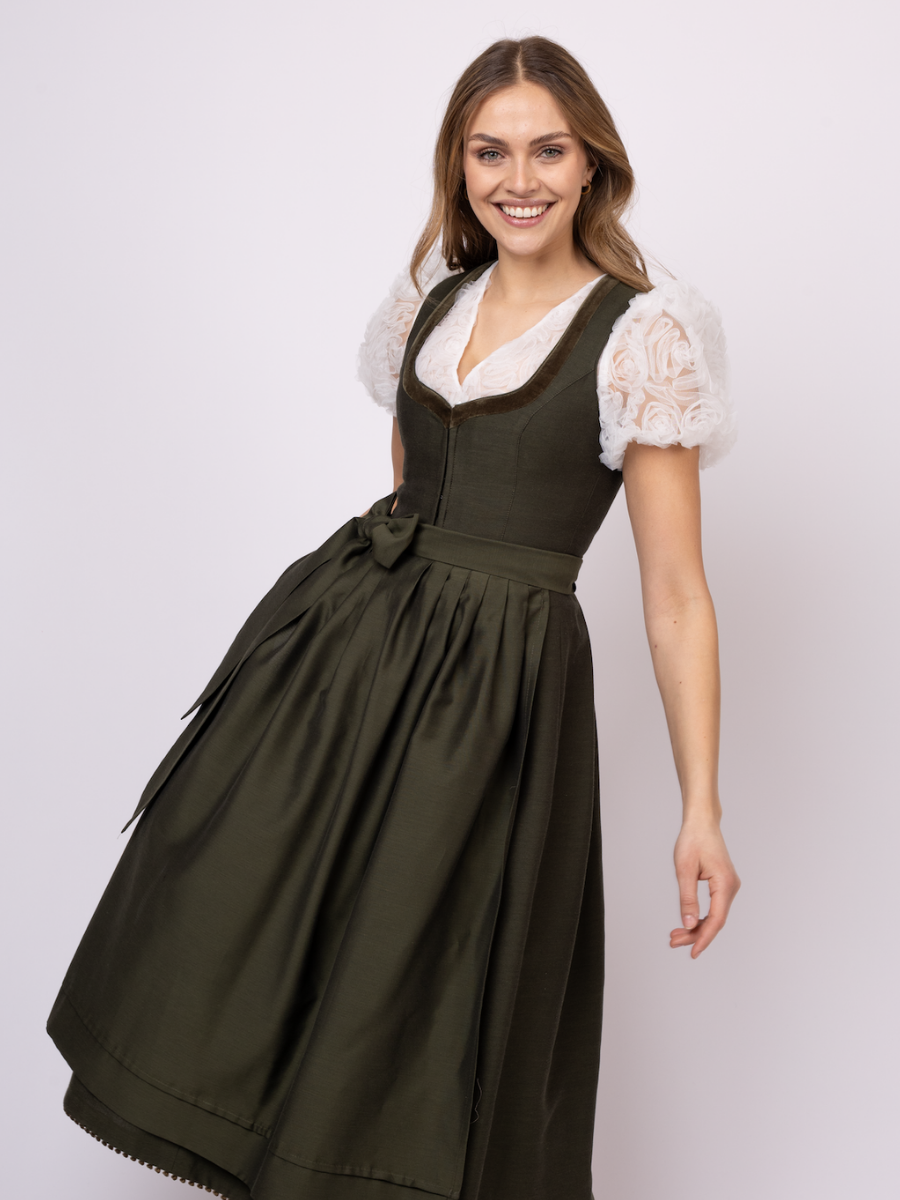 heimatgl-ck-dirndl-josephine-oliv-leinendirndl-damen image 5