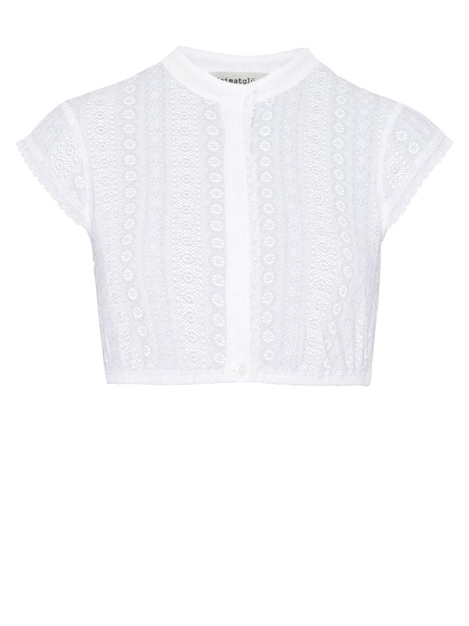 heimatgl-ck-bluse-karla-damen-dirndlbluse-hochgeschlossen-spitze-kurzarm image 1