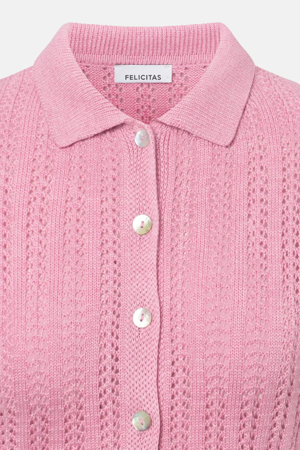 felicitas-damen-strickpullover-peppa-kurzarm-mit-polokragen-und-ajourmuster image 3