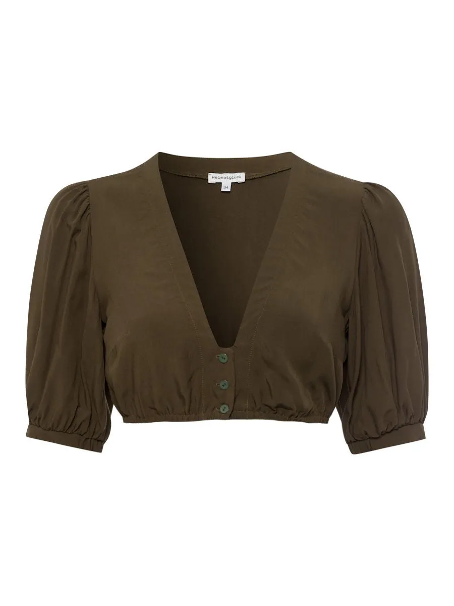 heimatgl-ck-bluse-lea-olive-kurzarm-puffarmbluse image 1