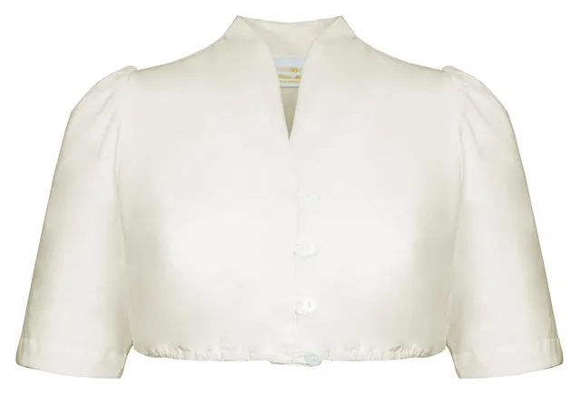 trachtenland-pierre-marcel-dirndlbluse-melina-v-ausschnitt-creme image 1