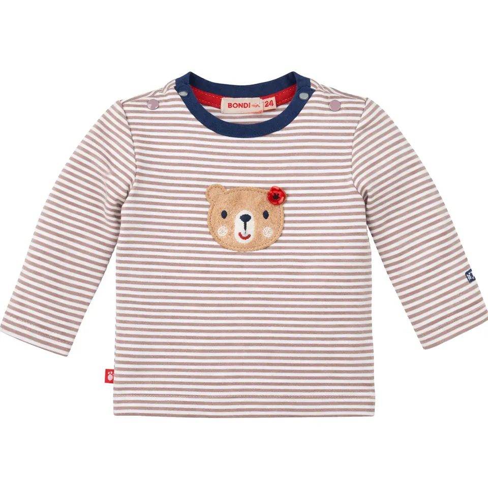 bondi-baby-langarmshirt-b-r-93761-streifen-beige image 1