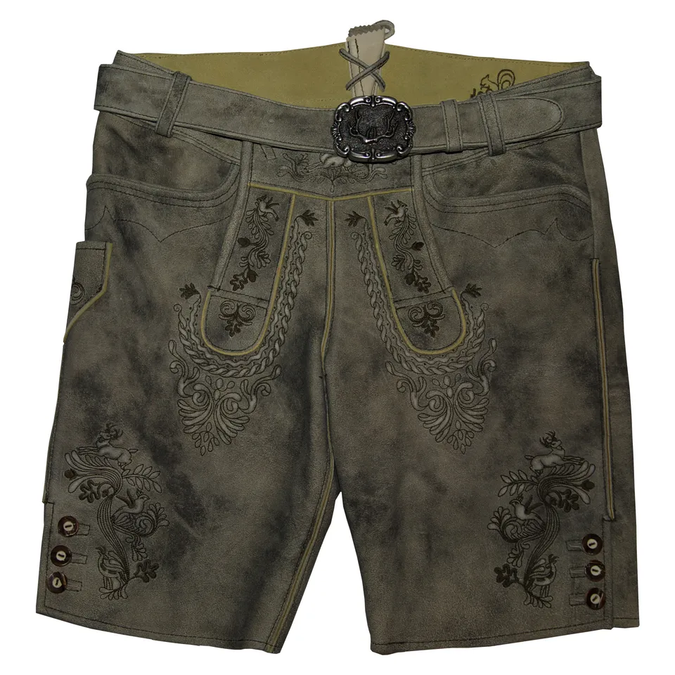 trachten-benkert-hanse-lederhose-grau image 1