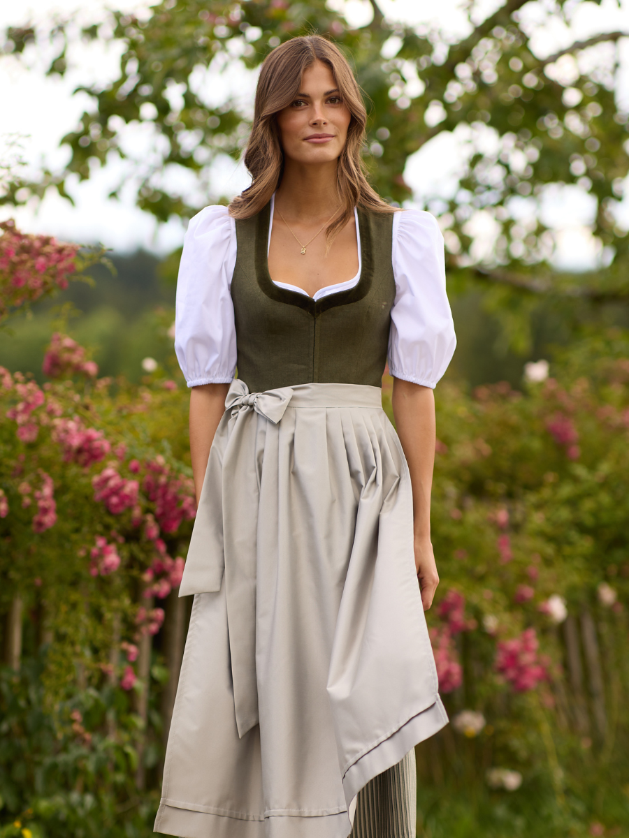 heimatgl-ck-dirndl-isolde-leinenmieder-oliv-plisseerock image 8