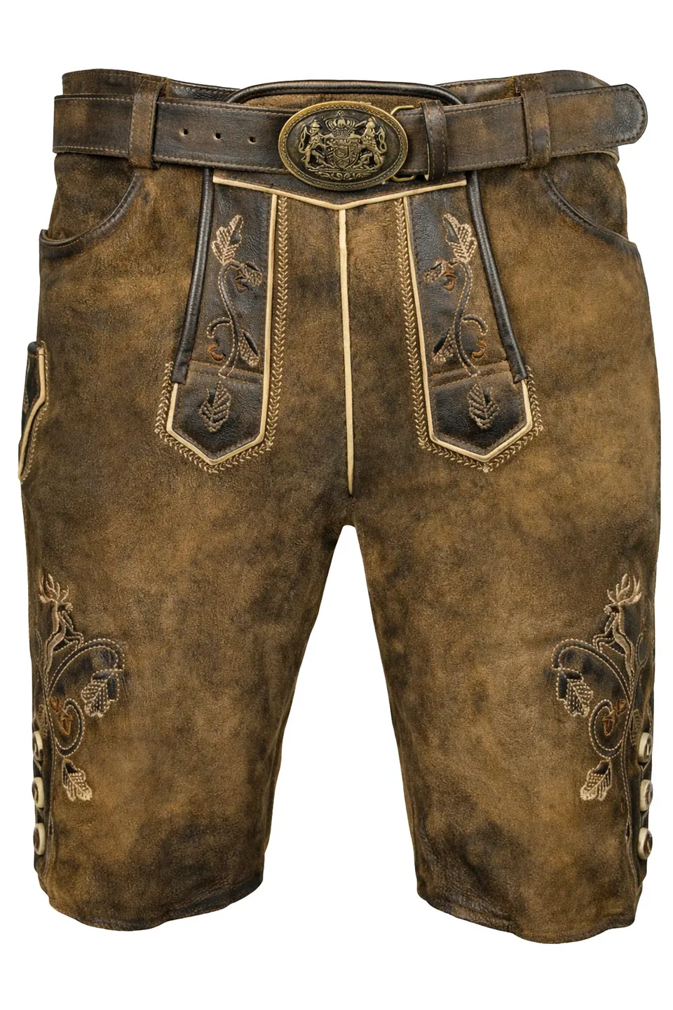 trachtenland-maddox-kurze-lederhose-endorf-mit-g-rtel-antik-ziller image 1