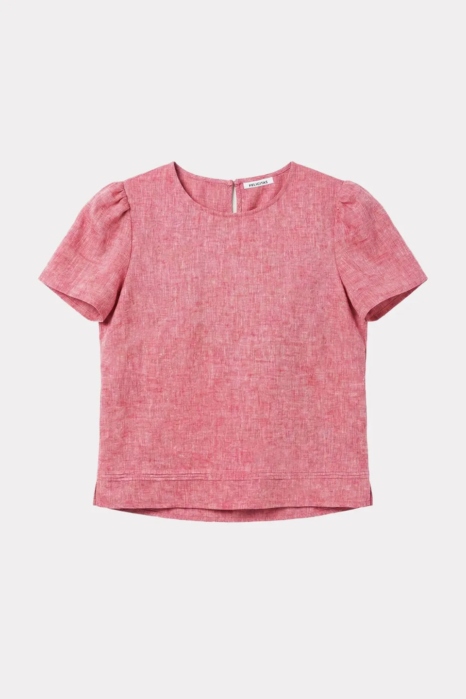 felicitas-bena-damen-bluse-kurzarm-aus-leinen-baumwolle image 1