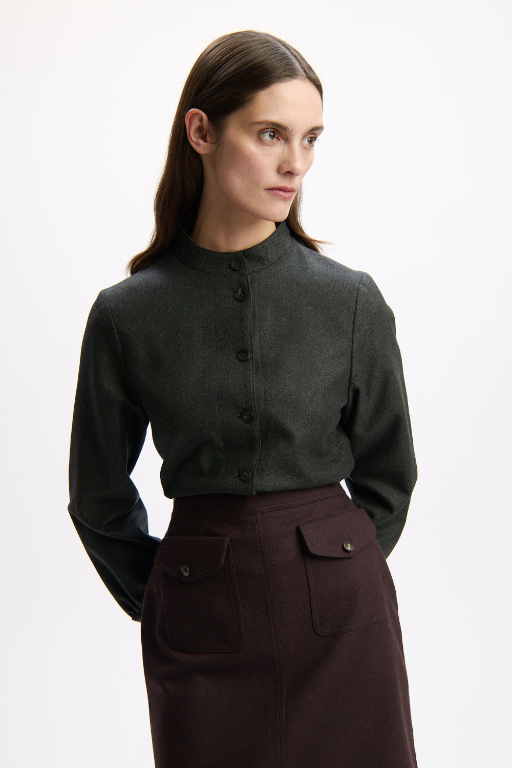 felicitas-josana-damen-woll-jacke-stehkragen image 1