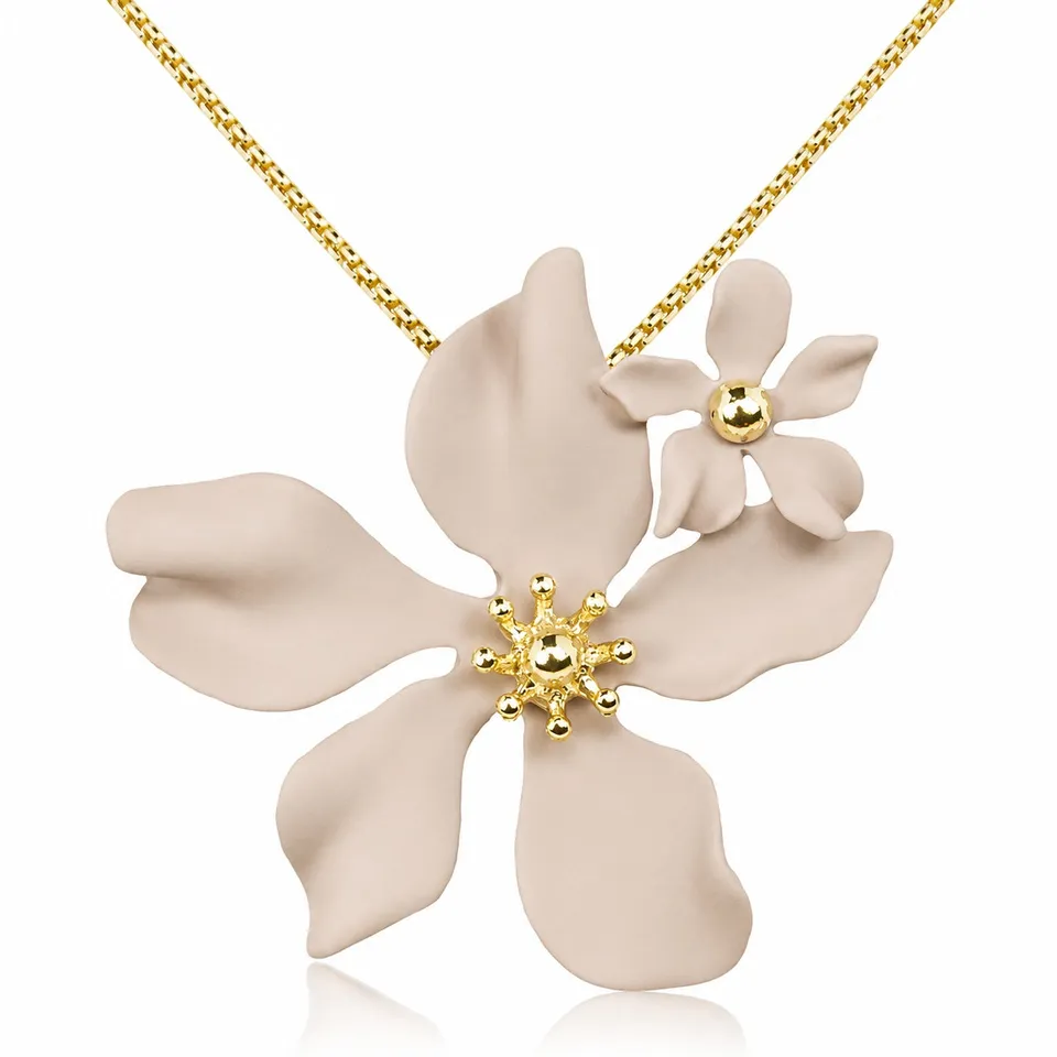 luisia-halskette-nelia-mit-blumen-16-karat-vergoldet-altrosa image 1