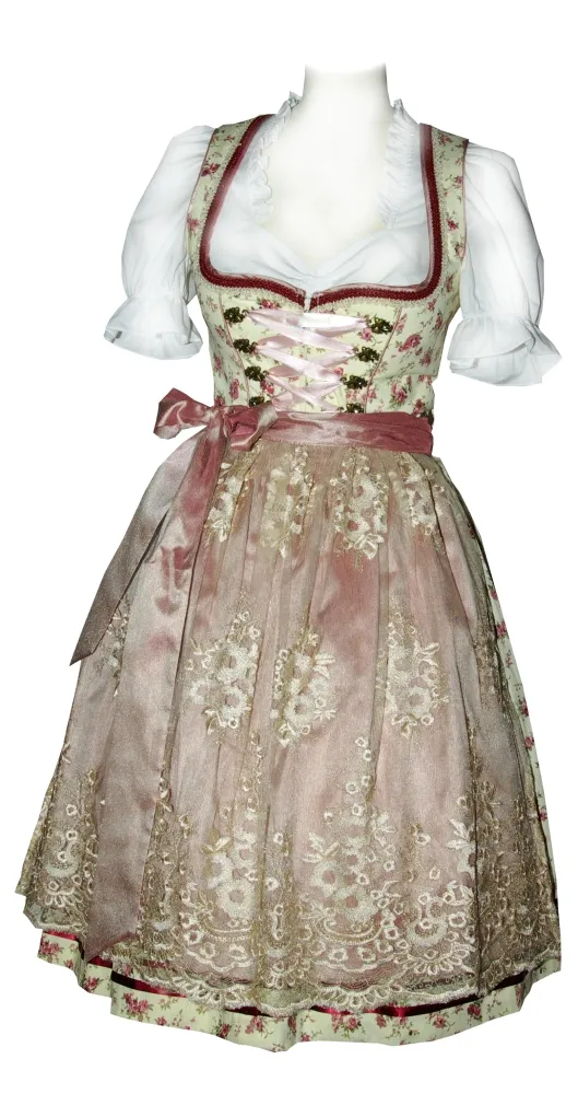 trachten-benkert-dirndl-karoline-bordeaux-creme image 1