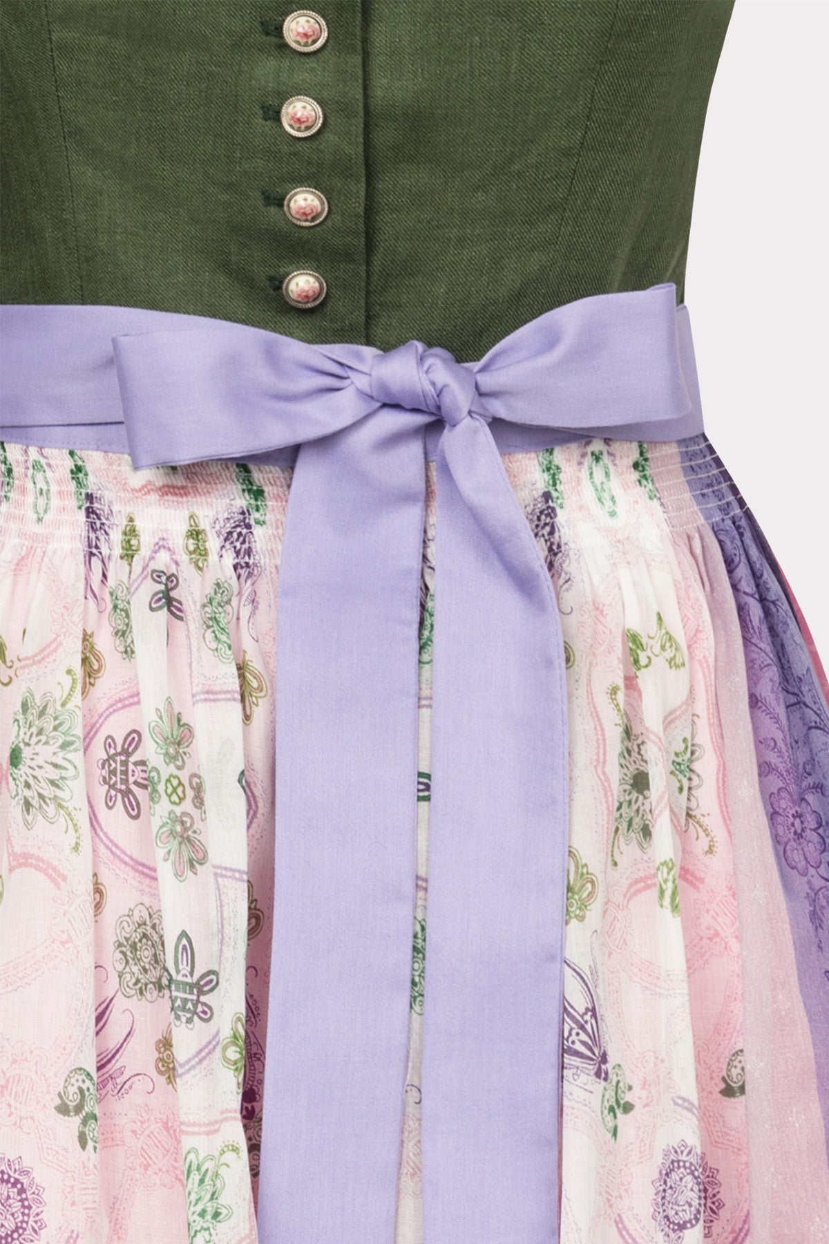 felicitas-damen-dirndl-dorie-vreni-tannengr-n-rosa image 4