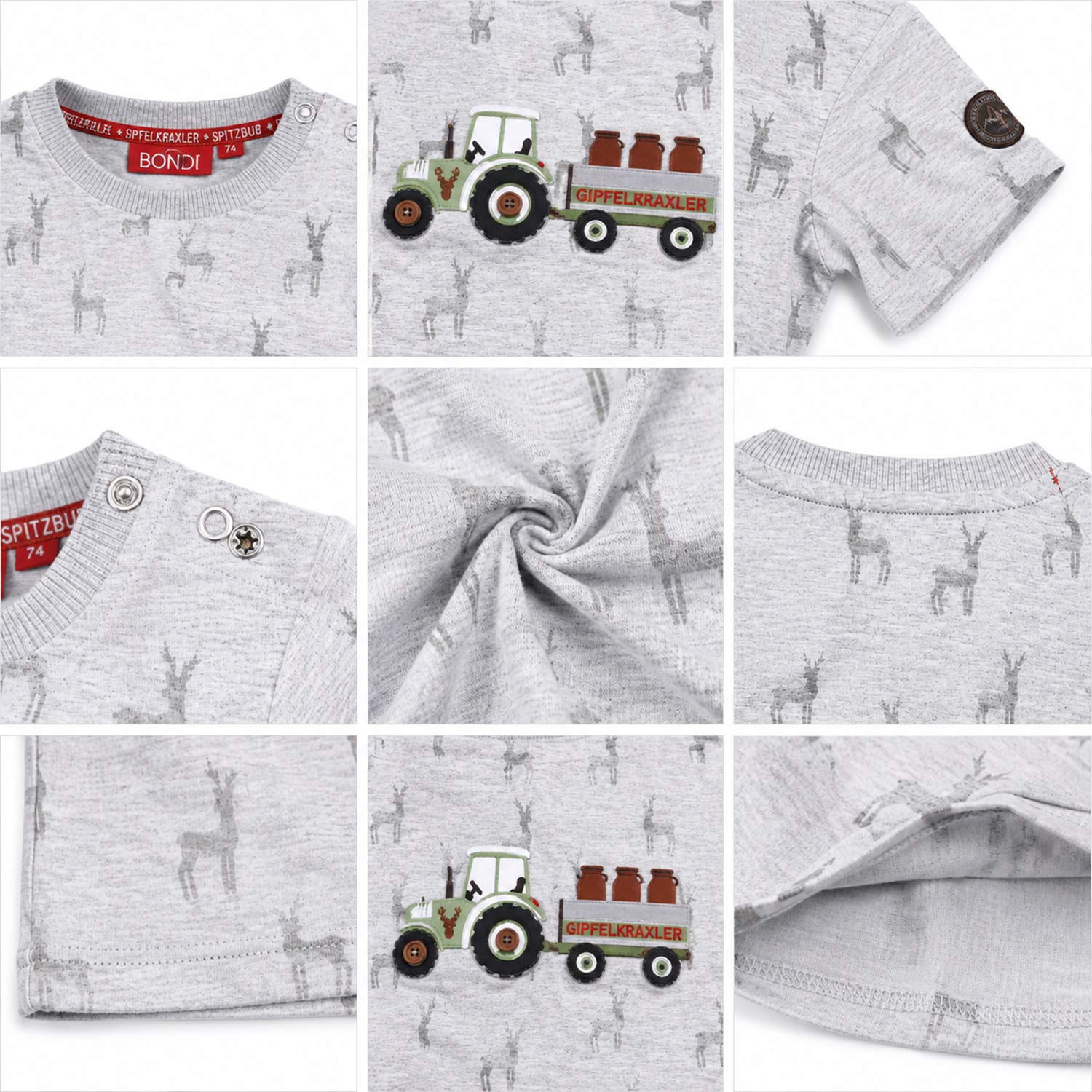 trachtenland-bondi-jungen-t-shirt-traktor-91630-grey-melange image 5