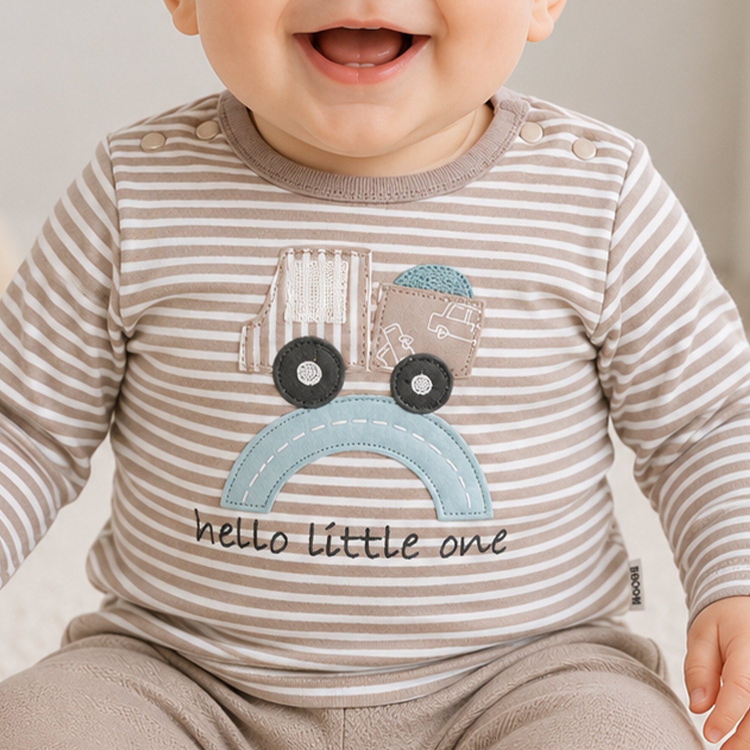 bondi-baby-langarmshirt-lastwagen-93987-stripe-cappuccino-white image 5
