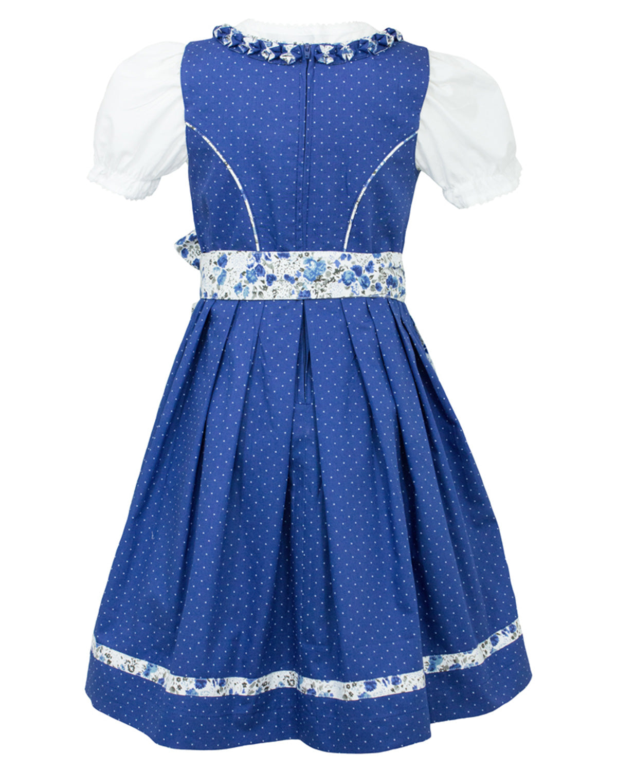 maddox-kinder-dirndl-zillertal-3-tlg-bl-mchen-blau-wei-mit-sch-rze image 2
