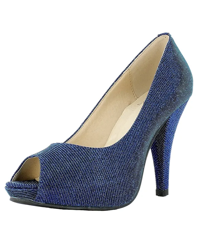 trachtenland-glitzer-peeptoe-pumps-damen-blau image 1