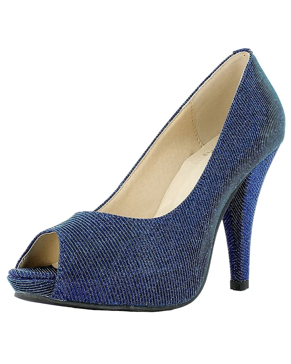 trachtenland-glitzer-peeptoe-pumps-damen-blau image 1