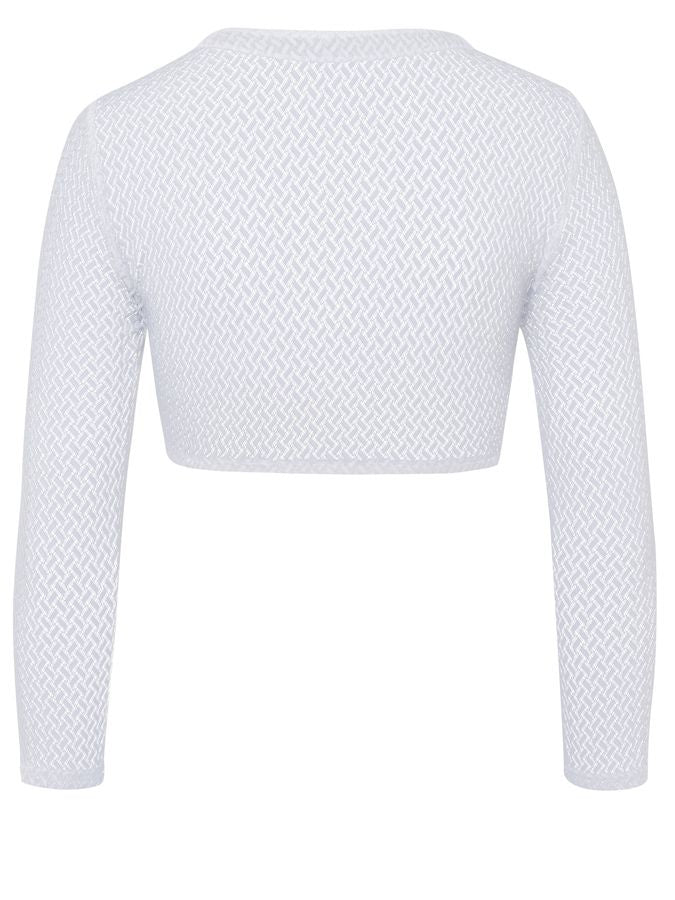 heimatgl-ck-bluse-fanny-wei-damen-spitzenschlupfbluse-v-ausschnitt-langarm image 3