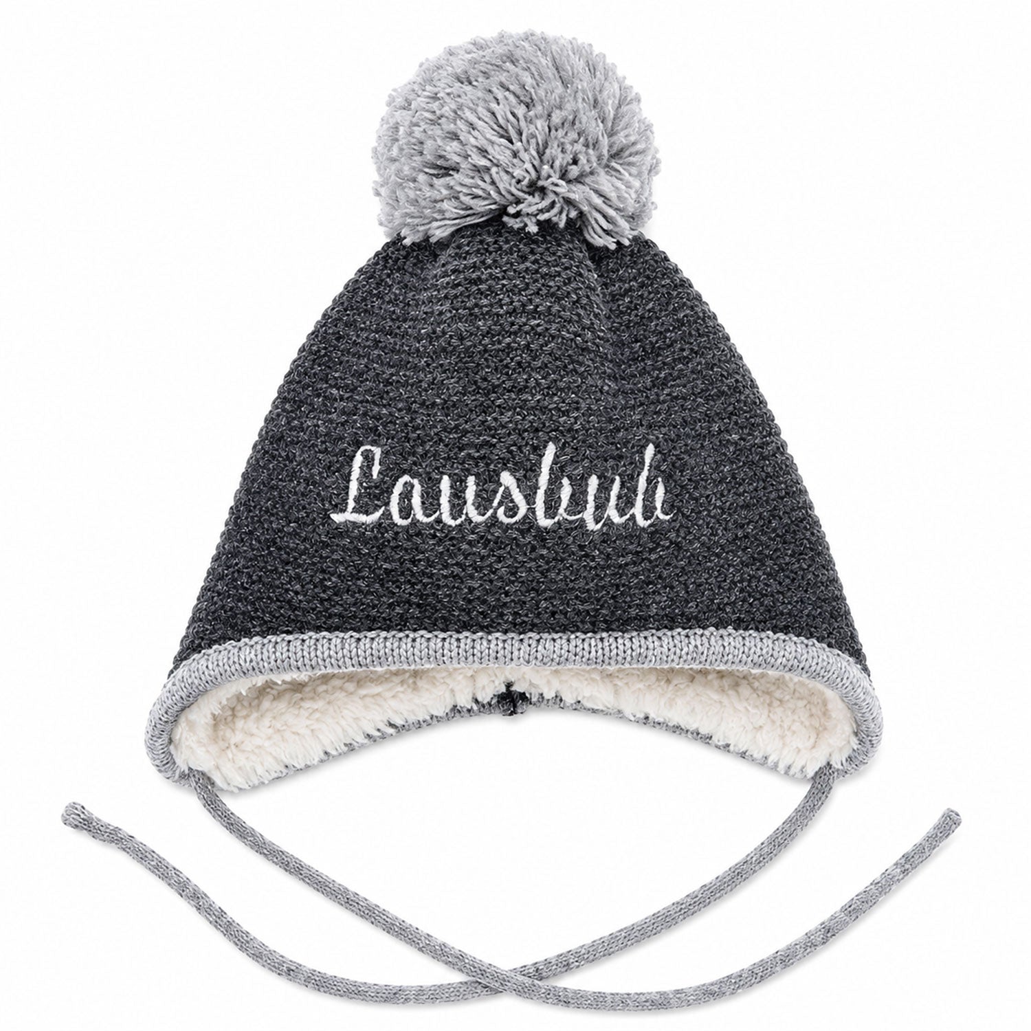 bondi-baby-strickm-tze-lausbub-91584-anthra-melange image 1