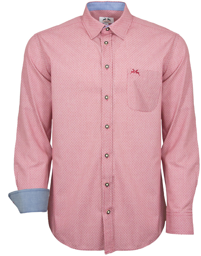 maddox-trachtenhemd-milo-slimfit-kentkragen-rot-40 image 3