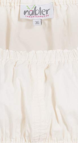 n-bler-dirndlbluse-sofia-damen-kurzarm-carmen-ausschnitt-blumenspitze-creme image 4
