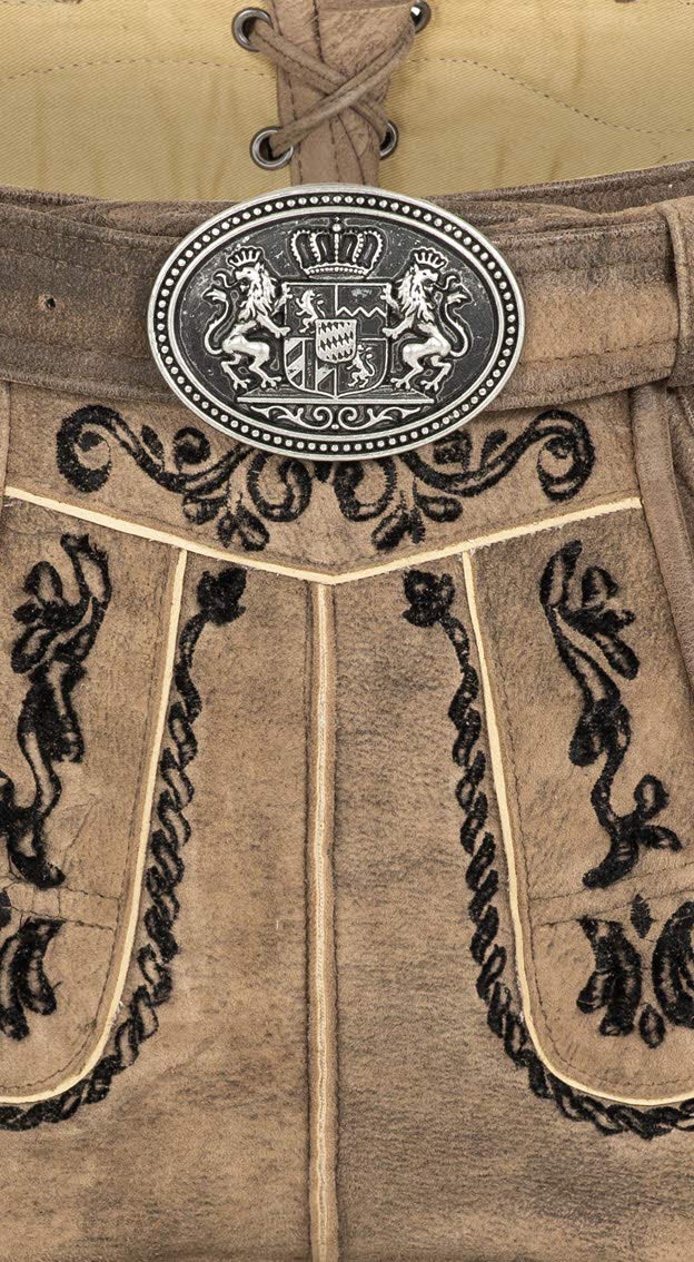 n-bler-lederhose-kurz-achim-in-braun-aus-ziegenleder image 4