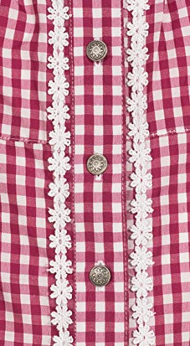 n-bler-dirndlbluse-corinna-m-dchen-kurzarm-wei-rot-kariert-2 image 5