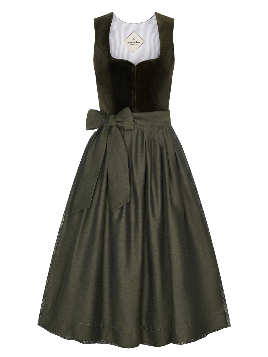 heimatgl-ck-dirndl-nora-samtdirndl-in-olivgr-n image 1