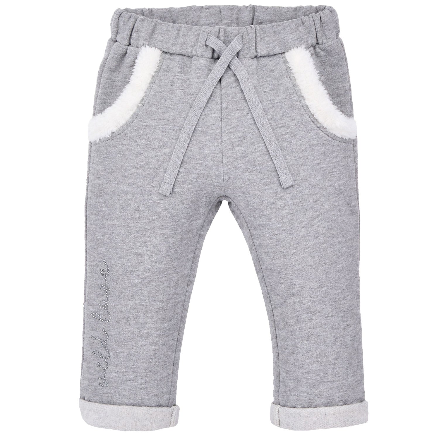 bondi-wild-love-baby-jungen-jogginghose-86635-grey-melange image 1