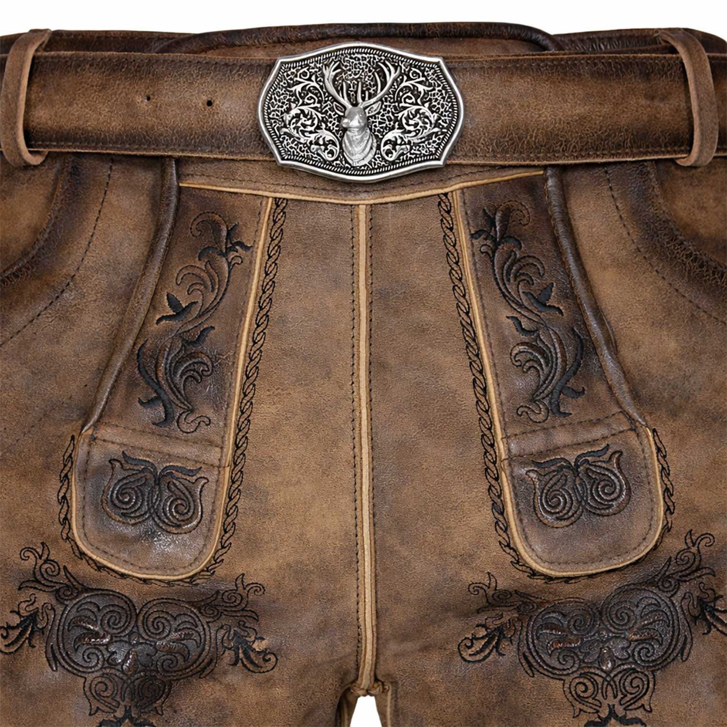 trachtenland-maddox-herren-lederhose-altrei-kurz-nappato-sand-mit-g-rtel image 6