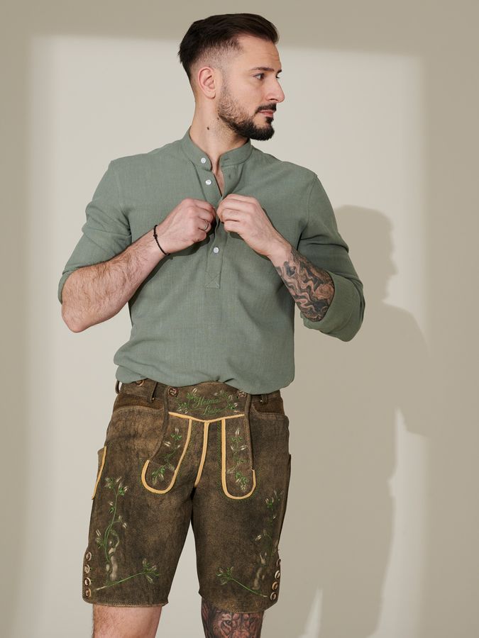 heimatgl-ck-lederhose-bavaria-hirsch-herren-hirschleder image 4