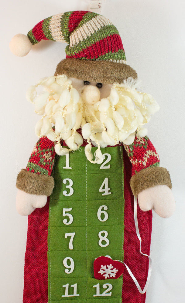trachtenland-weihnachtsmann-adventskalender-zum-bef-llen-rot-gr-n-75-cm image 2