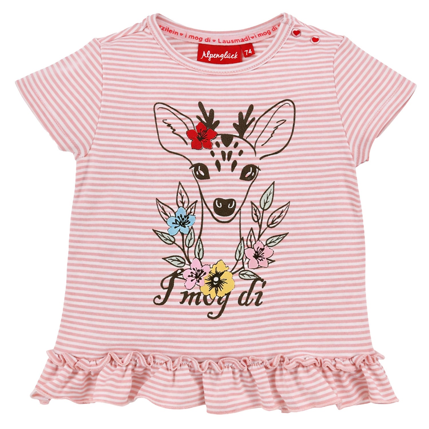 trachtenland-bondi-baby-m-dchen-t-shirt-rehkitz-86752-rosa-geringelt image 1